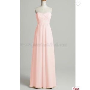 B2 Jasmine Strapless Bridesmaid Dress Peach